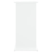 Supporto per Acquario Bianco 81x36x73 cm in Legno Multistrato 833623