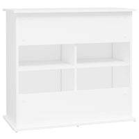 Supporto per Acquario Bianco 81x36x73 cm in Legno Multistrato 833623