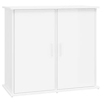 Supporto Acquario 81x36x73cm in Legno Multistrato Bianco Lucidocod mxl 102484