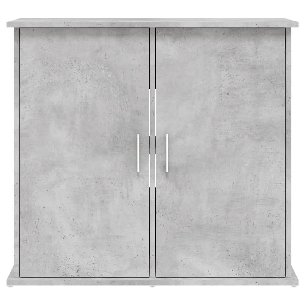 Supporto Acquario 81x36x73 cm Legno Multistrato Grigio Cemento 833627