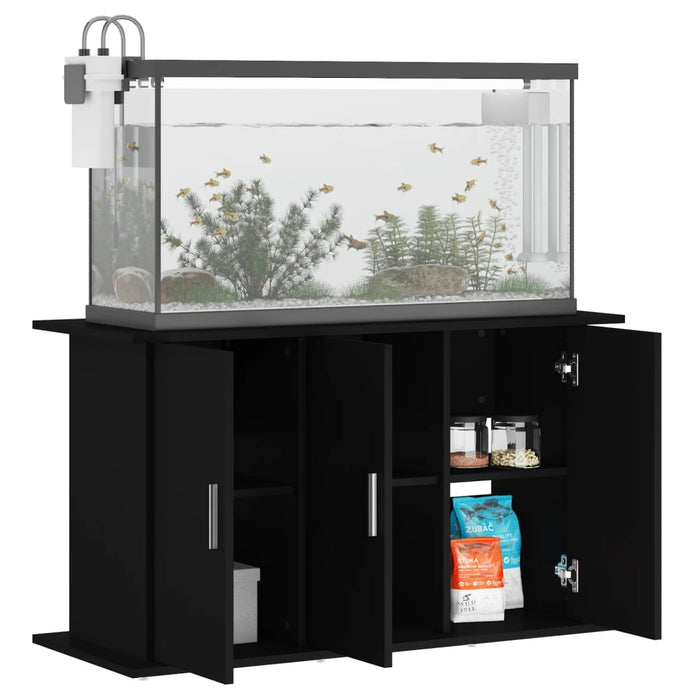 Supporto per Acquario 101x41x58 cm in Legno Multistrato Nero 833632