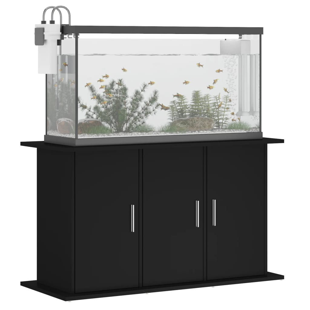 Supporto per Acquario 101x41x58 cm in Legno Multistrato Nero 833632