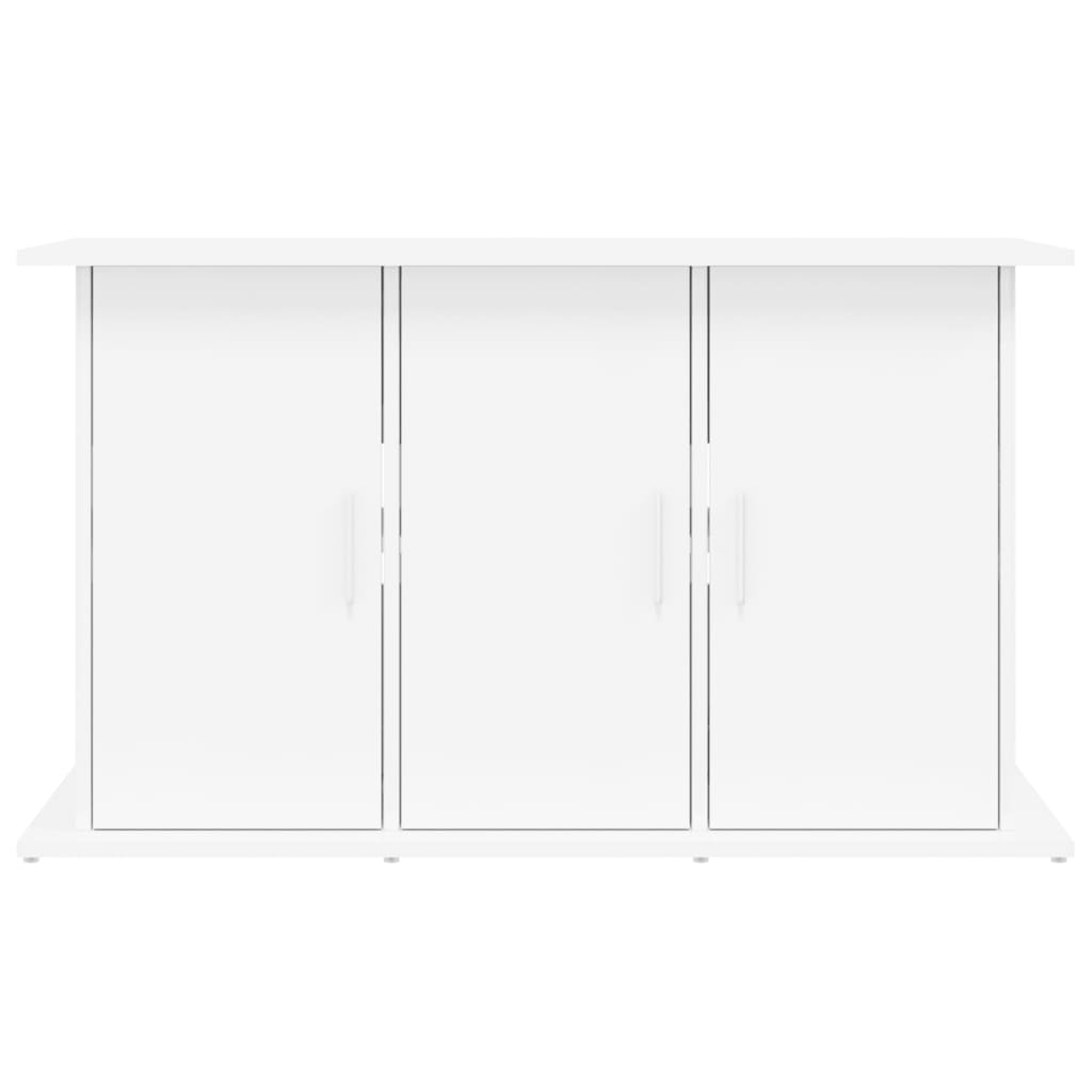 Supporto Acquario 101x41x58 cm Legno Multistrato Bianco Lucido 833633