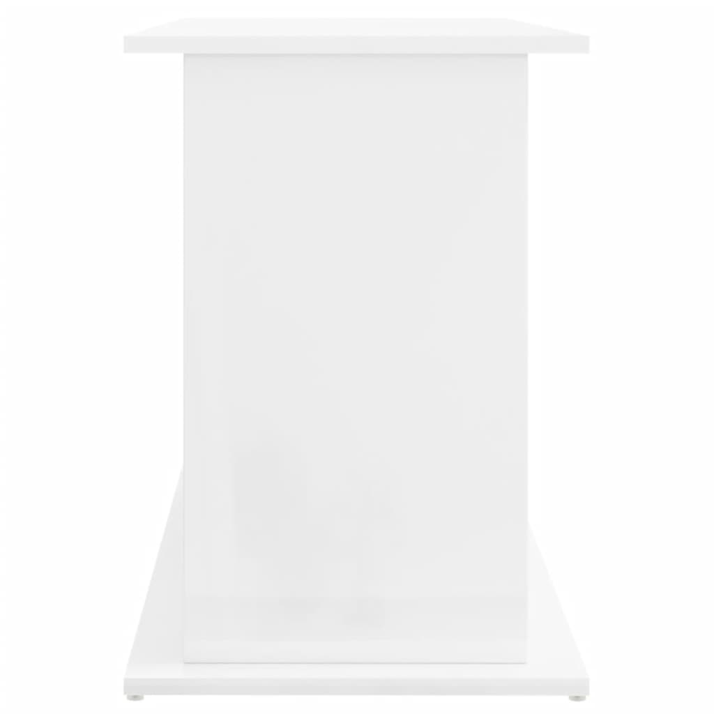 Supporto Acquario 101x41x58 cm Legno Multistrato Bianco Lucido 833633