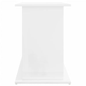 Supporto Acquario 101x41x58 cm Legno Multistrato Bianco Lucido 833633