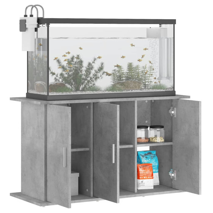 Supporto Acquario 101x41x58 cm Legno Multistrato Grigio Cemento 833635