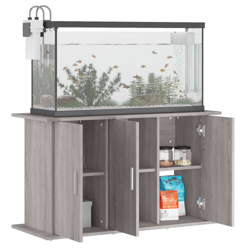 Supporto Acquario 101x41x58 cm Legno Multistrato Grigio Sonoma 833637