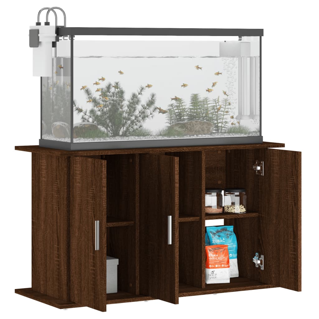 Supporto Acquario 101x41x58 cm Legno Multistrato Rovere Marrone 833638