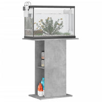 Supporto per Acquario 60,5x36x72,5cm Multistrato Grigio Cemento 833643