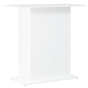 Supporto per Acquario Bianco 36x75x72,5 cm in Legno Multistrato 833647