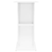 Supporto Acquario 36x75x72,5 cm Legno Multistrato Bianco Lucido 833649