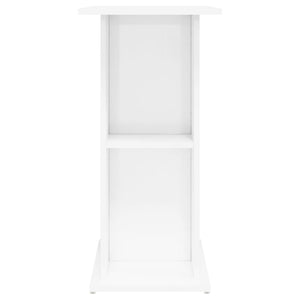 Supporto Acquario 36x75x72,5 cm Legno Multistrato Bianco Lucido 833649