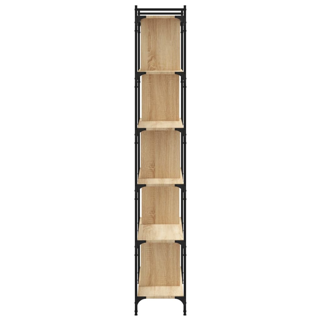 Libreria Rovere Sonoma 6 Ripiani 76x32x192 cm Legno Multistrato 833946