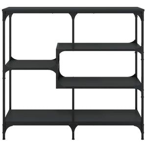 Tavolino Consolle Nero 103x32x95 cm in Legno Multistrato 833950