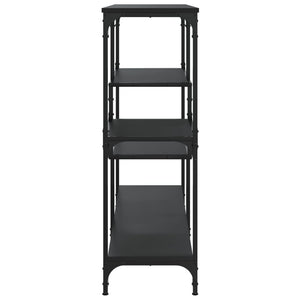 Tavolino Consolle Nero 103x32x95 cm in Legno Multistrato 833950