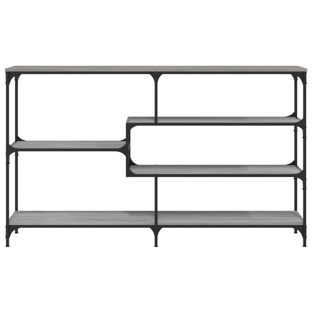 Tavolo Consolle Grigio Sonoma 160x32x95 cm in Legno Multistrato 833958