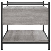 Tavolino da Salotto Grigio Sonoma 50x50x50 cm Legno Multistrato 833968