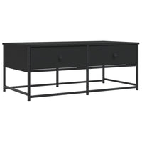 Tavolino da Salotto Nero 100x51x40 cm in Legno Multistrato 833970