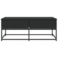 Tavolino da Salotto Nero 100x51x40 cm in Legno Multistrato 833970