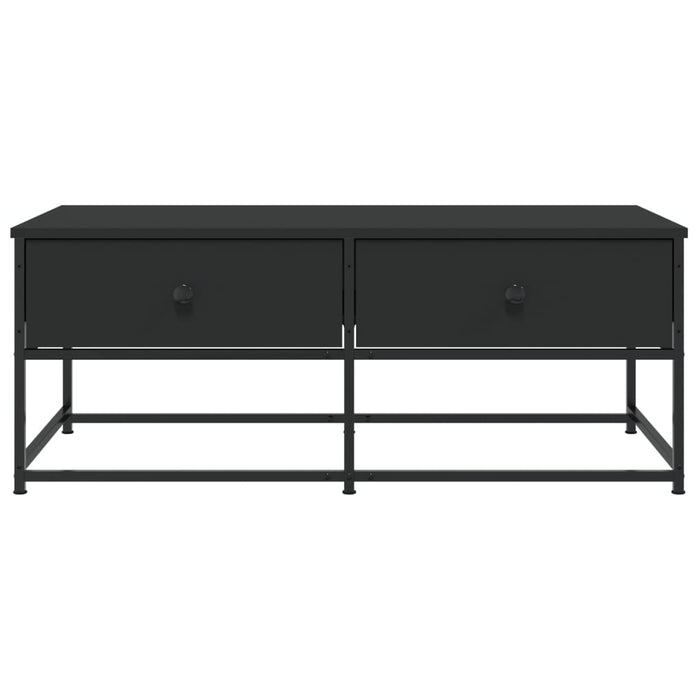 Tavolino da Salotto Nero 100x51x40 cm in Legno Multistrato 833970