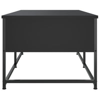 Tavolino da Salotto Nero 100x51x40 cm in Legno Multistrato 833970