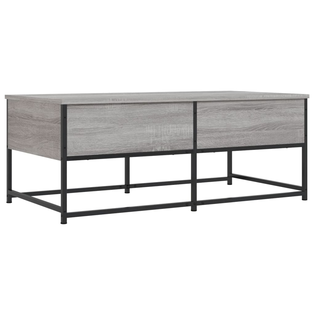 Tavolino da Salotto Grigio Sonoma 100x51x40cm Legno Multistrato 833973