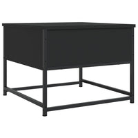 Tavolino da Salotto Nero 51x51x40 cm in Legno Multistrato 833975