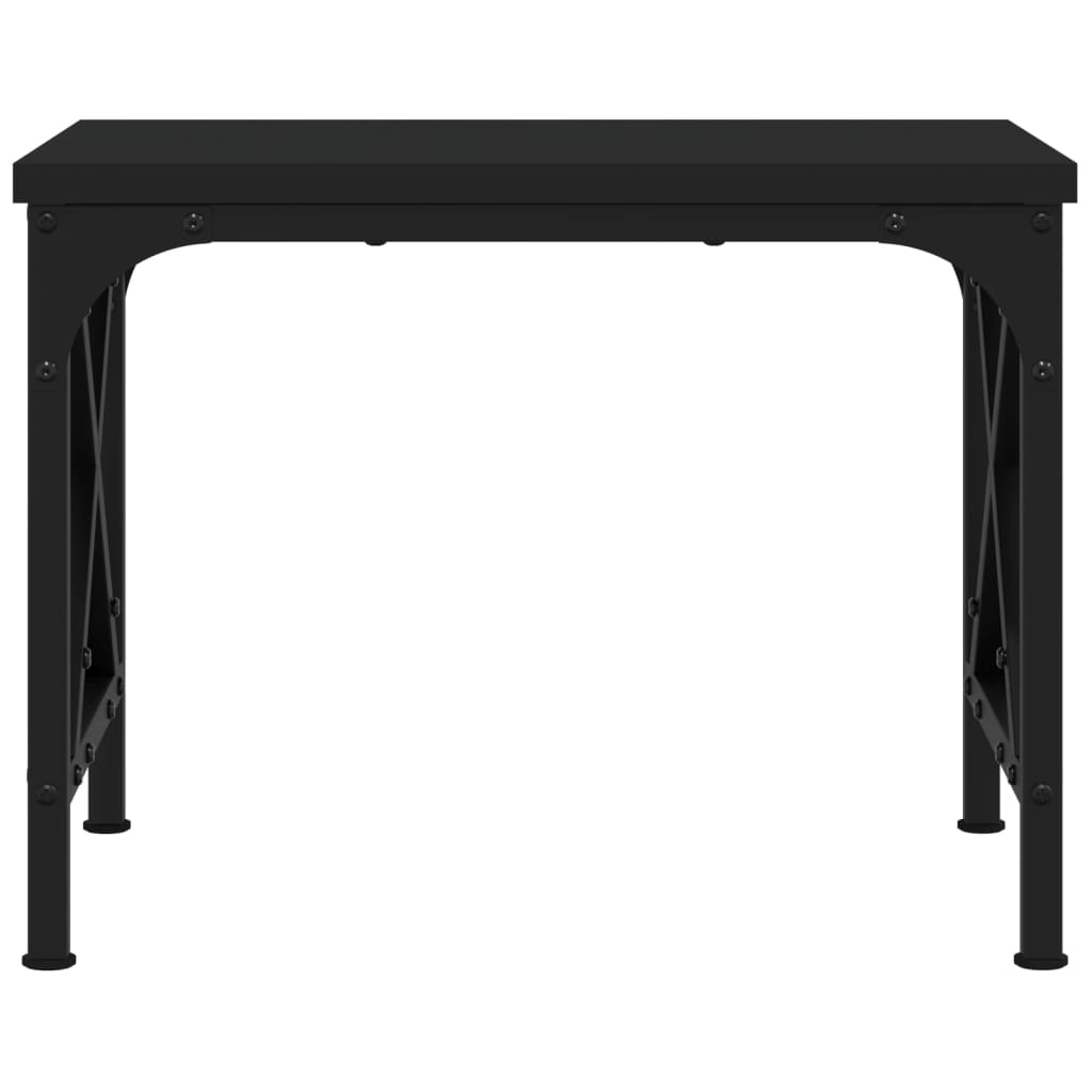 Supporto per Stampante Nero 40x30x31 cm in Legno Multistrato 833985