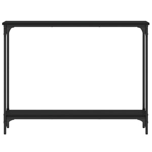 Tavolino Consolle Nero 100x22,5x75 cm in Legno Multistrato 834015