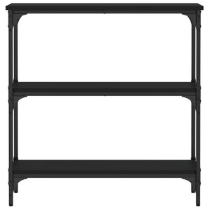 Tavolino Consolle Nero 75x22,5x75 cm in Legno Multistrato 834030