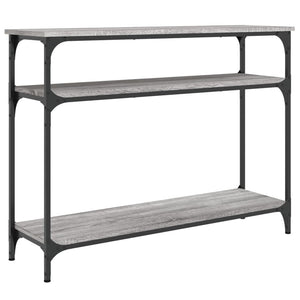 Tavolo Consolle Grigio Sonoma 100x29x75 cm in Legno Multistratocod mxl 131243