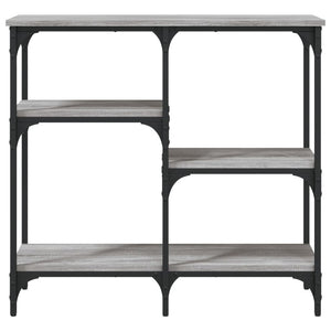 Tavolo Consolle Grigio Sonoma 80x29x75 cm in Legno Multistrato 834078