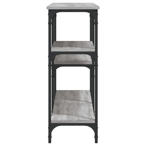 Tavolo Consolle Grigio Sonoma 160x29x75 cm in Legno Multistrato 834088