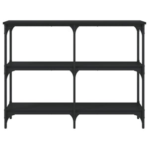 Tavolino Consolle Nero 100x29x75 cm in Legno Multistrato 834100