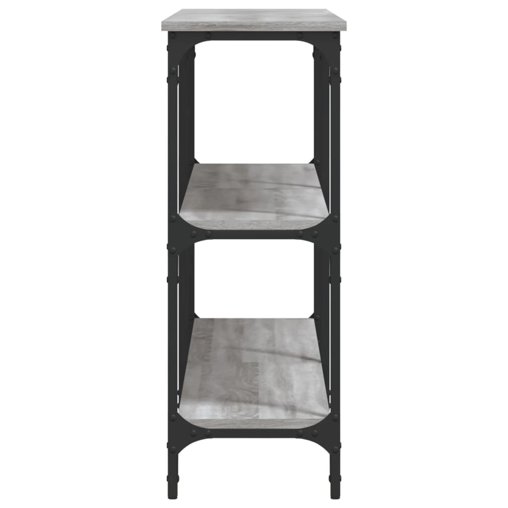 Tavolo Consolle Grigio Sonoma 150x29x75 cm in Legno Multistrato 834108