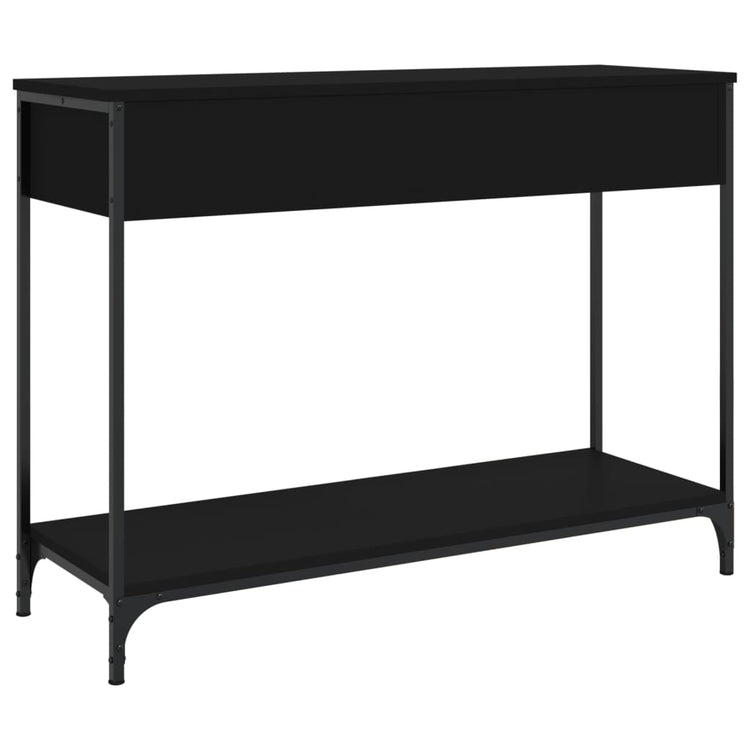 Tavolino Consolle Nero 100x34,5x75 cm in Legno Multistrato 834170