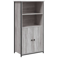 Credenza Grigio Sonoma 62x36x121,5 cm in Legno Multistrato 834213