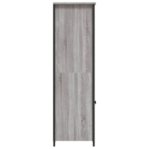 Credenza Grigio Sonoma 62x36x121,5 cm in Legno Multistrato 834213