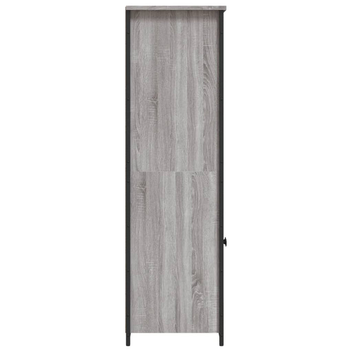 Credenza Grigio Sonoma 62x36x121,5 cm in Legno Multistrato 834213