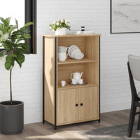 Credenza Rovere Sonoma 62x32x103,5 cm in Legno Multistratocod mxl 107400