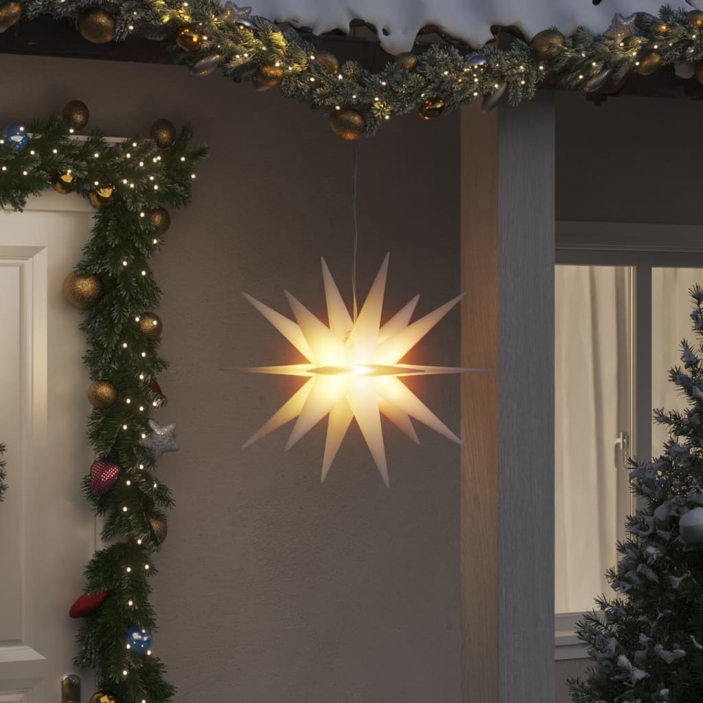 Illuminazione Stella Moravia con LED Pieghevole Bianca 57cm 356188