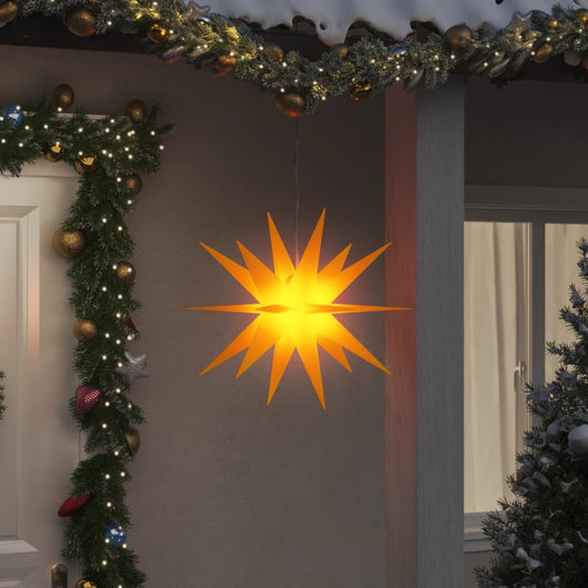 Luce di Natale con LED Pieghevole Gialla 57 cm 356189