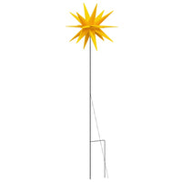 Luce Stella Moravia con Picco Terra LED Pieghevole Gialla 57cm 356192