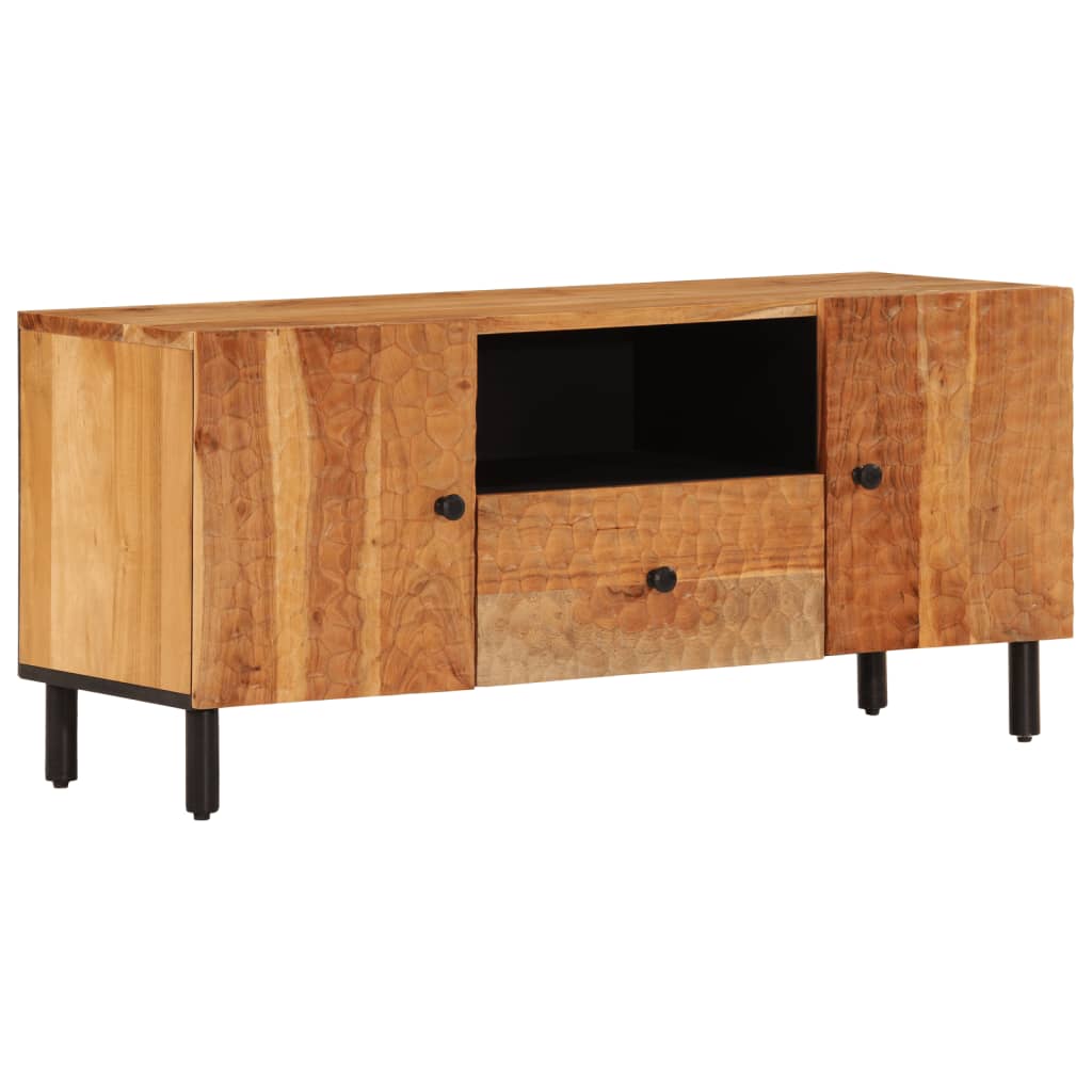 Mobile Porta TV 105x33x46 cm in Legno Massello di Acaciacod mxl 110896