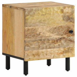 Comodino 40x33x46 cm in Legno Massello di Mango 356887