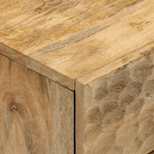 Comodino 50x33x60 cm in Legno Massello di Mango 356899