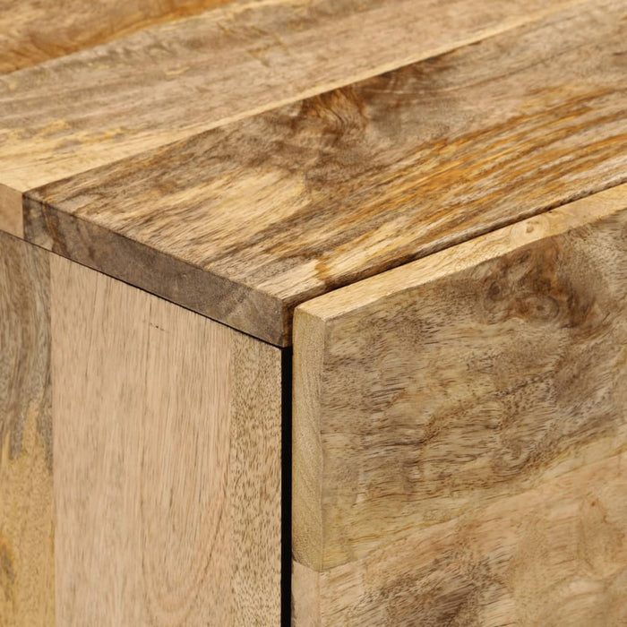 Comodino 50x33x60 cm in Legno Massello di Mango 356902