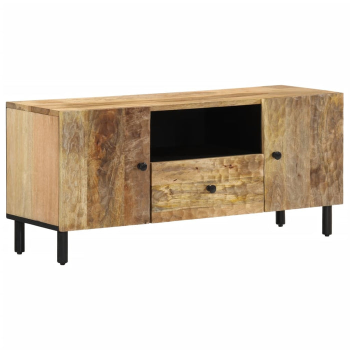 Mobile Porta TV 105x33x46cm in Legno Massello di Mangocod mxl 89345