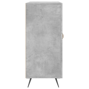 Credenza Grigio Cemento 90x34x80 cm in Legno Multistrato 828080