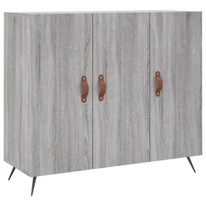 Credenza Grigio Sonoma 90x34x80 cm in Legno Multistratocod mxl 81404